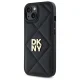 Чехол DKNY для iPhone 14 Quilted Stack Logo, черный