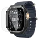 Чехол Spigen Rugged Armor и защитное стекло 9H для Apple Watch Ultra 49 мм, Matte Black
