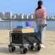 Gardlov saliekams transportēšanas ratiņi 100 kg, melns