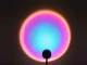 Metāla saulrieta lampa-projektors LED RGB ar pulti, USB