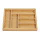 GreenBlue GB379 Izvelkams bambusa galda piederumu organizators, 325-500x430x45mm