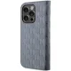 Чехол-книжка Karl Lagerfeld для iPhone 14 Pro Max Saffiano Monogram, серебристый