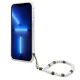 Прозрачный чехол Guess Pearl для iPhone 13 mini с жемчужной подвеской