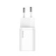 Sienas lādētājs Baseus CCSP020102 Super Si 25W Balts