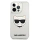 Karl Lagerfeld iPhone 13 Pro Max vāciņš Choupette Head, caurspīdīgs