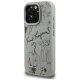 Karl Lagerfeld Grained Pattern & Logo MagSafe Phone Case Cover iPhone 16 Pro Max - Gray