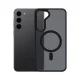 3mk Smoke MagCase Samsung Galaxy S24 vāciņš ar MagSafe, puscaurspīdīgs