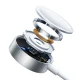 Joyroom S-IW008 trīs vienā magnētiskais lādētāja kabelis USB-A - Lightning/USB-C 1.2m baltas