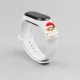 Ремешок Strap Xmas для Xiaomi Mi Band 3 / 4, Santa Claus, белый