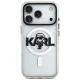 Karl Lagerfeld IML Karl Sketch Logo MagSafe vāciņš iPhone 17 Pro, Caurspīdīgs