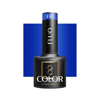 Ocho Nails Fluo F10 neona hibrīda nagu laka, 5g