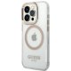 Guess Metal Outline MagSafe vāciņš iPhone 14 Pro Max - Zelta