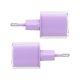 Acefast A53 PD 30W GaN USB‑C lādētājs ar displeju – violets