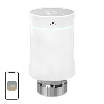 MOES TRV BY100 ZigBee viedā radiatora termogalviņa