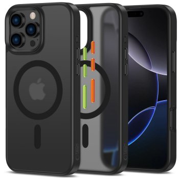 Tech-Protect iPhone 16 Pro Max vāciņš MagMat Magsafe 3-set, melns