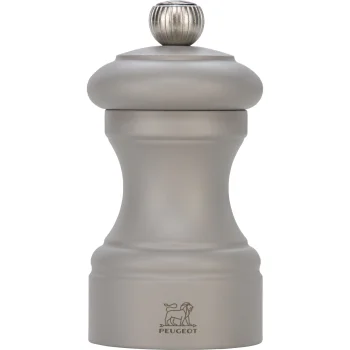 Peugeot Bistro Beech Wood Salt Mill 10 cm, Pebble Grey
