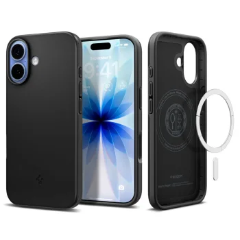 Чехол Spigen для iPhone 17 Thin Fit Mag Magsafe, черный