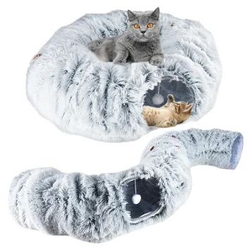 Лежанка-тоннель для кошек 2-в-1 XL