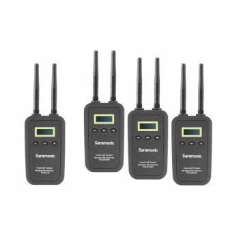 Bezvadu sistēma 5.8 GHz Saramonic VmicLink5 RX + TX + TX + TX komplekts