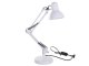 Adjustable Desk Lamp Folding Reading Night Table Lamp E27, White