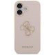 Guess Grained Big 4G & Classic Logo iPhone 17 vāciņš - Rozā | Case Pink