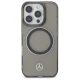 Mercedes iPhone 16 Pro Case Silver Ring MagSafe, Black