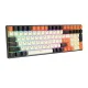 Mehāniskā tastatūra Royal Kludge RK100 RGB, brūns slēdzis (melns-oranža) | Mechanical keyboard brown switch