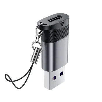 Acefast J8 USB-C Female to USB-A Male Adapter - Gray
