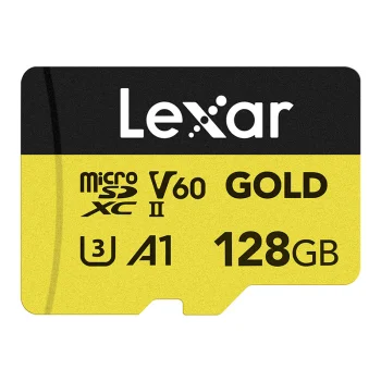 Atmiņas karte Lexar GOLD microSDXC 128 GB UHS-II U3 V60 A1