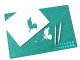 Double-sided self-healing cutting mat A3 for modeling, green