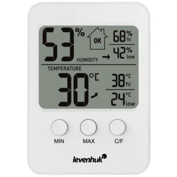 Levenhuk Wezzer BASE L30 termohigrometrs, balts