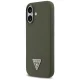 Силиконовый MagSafe чехол Guess с треугольным логотипом для iPhone 17 –...