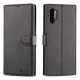 Samsung Galaxy Note 10 Plus (SM-N975F) AZNS Leather Stand Case Cover with Card Slots, Black | Telefona Maciņš...
