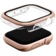 Чехол с защитным стеклом Uniq Voute для Apple Watch 10/11 46mm, Rose Gold