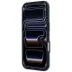 Mercedes Leather Semi Wrap Iconic Line MagSafe vāciņš iPhone 18 Pro Max / 17 Pro Max, zils