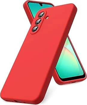 Samsung Galaxy S26 (SM-S942B/DS) Matt Silicone Color Case Cover, Red | Чехол Обложка Бампер...