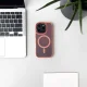 Glitter Case iPhone 17 Pro Max vāciņš MagSafe, rozā