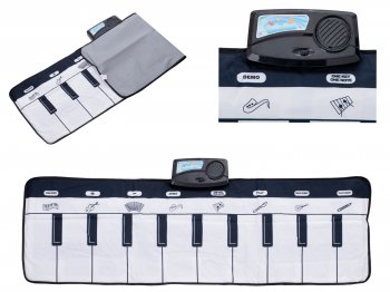 Elektroniskais dejojošais klavieru paklājs bērniem 110x60cm | Electronic dancing piano mat for children 110x60cm