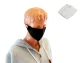 Хлопковая текстильная защитная маска для лица PM 2.5, Чёрный | Face Mask...