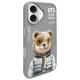 Чехол Nimmy Cool&Cute 2.0 Bear для iPhone 16 - Серый