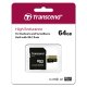 Transcend DrivePro 550 divu lēcu videoreģistrators ar 64GB microSDXC