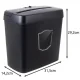 Izoxis 00025663 dokumentu smalcinātājs 12L, P-4, melns