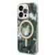 Apple iPhone 14 Pro 6.1\'\' Guess Jungle MagSafe Case Cover + Charger (GUBPP14LHJEACSA), Green | Telefona Maciņš...