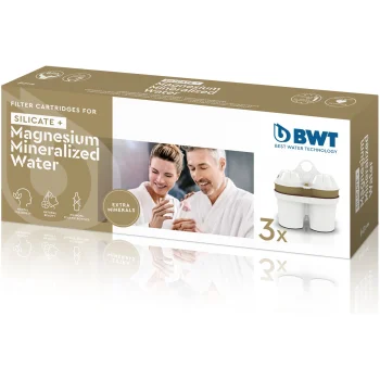 BWT Silicate + Magnesium 125305499 Water Filter Cartridges, 3-Pack