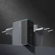 Сетевое зарядное устройство Cuktech CUKAD1003EUG GaN 100W, 2x USB-C / 1x USB-A, серое