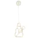 LED Christmas Window Decoration Snowman, 49 cm, 10 LED, with Suction Cup