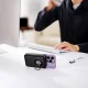 Joyroom JR-W050 10000mAh 20W MagSafe bezvadu ārējais akumulators ar gredzenu un statīvu, melns
