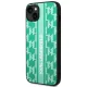 Чехол Karl Lagerfeld Monogram Stripe для iPhone 14 Plus, зеленый