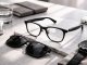 Smart Bluetooth Glasses with Speakers and Sunglasses Clip-on, Black