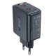 Быстрое зарядное устройство GaN 35W PD 2x USB-C Acefast A49 - черный
